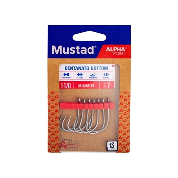 ANZUELO DENTANATO BOTTOM 34112AP-TS DE MUSTAD - Imagen 2