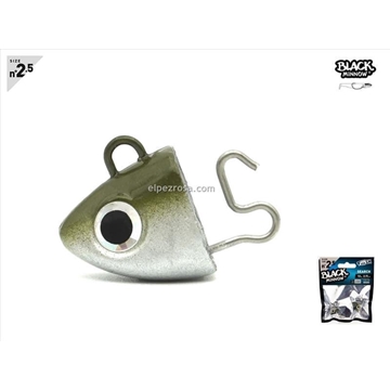 Black Minnow 105 - 2 Search Jighead - 12g - Khaki - Imagen 1
