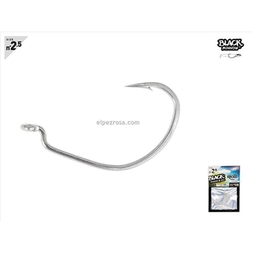 Black Minnow 105 (talla 2.5) - 4 Anzuelos Krog Premium by VMC - Imagen 1