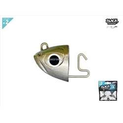 Black Minnow 90 - 2 Shore jig head 5g - Khaki - Imagen 1