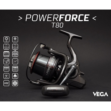 CARRETE POWER FORCE T80 DE VEGA - Imagen 1
