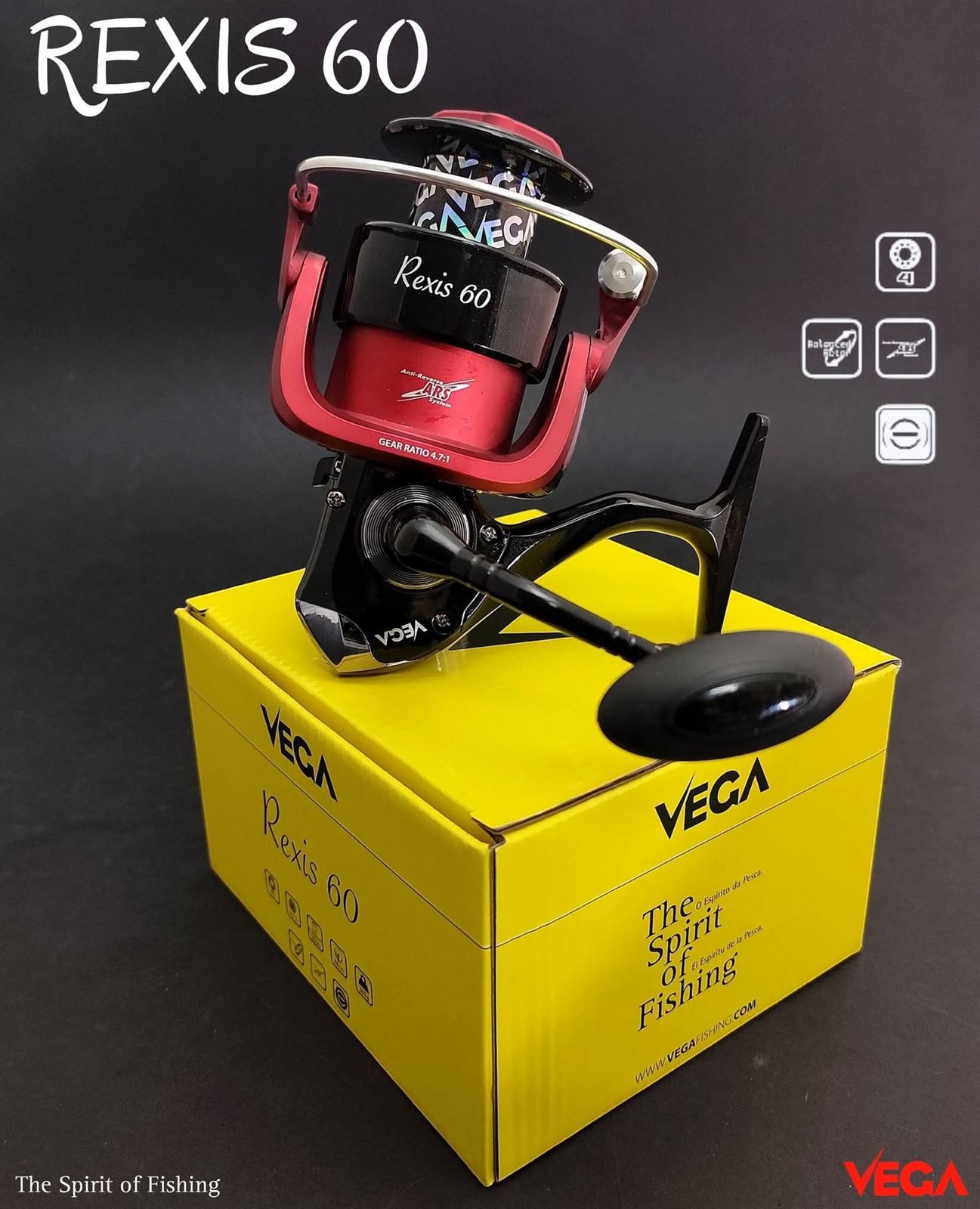 CARRETE REXIS 60 DE VEGA - Imagen 1