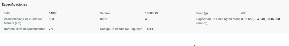 CARRETE SHIMANO AERLEX XSC 14000 - Imagen 5