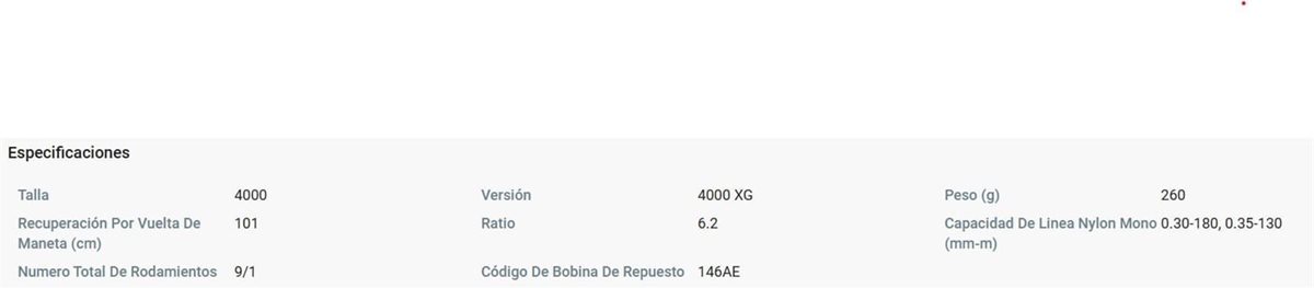 Carrete Twin Power FE 4000 XG - Imagen 2