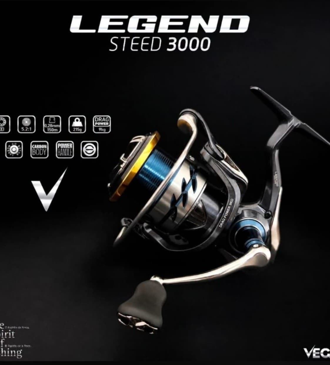 CARRETE VEGA LEGEND STEED 3000 - Imagen 1
