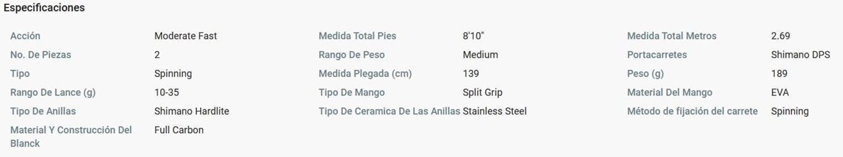Caña Vengeance DX Spin Sea Bass 2,69m 10-35g - Imagen 2