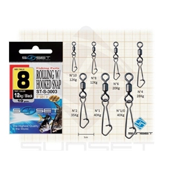 Emerillón Rolling W/Hooked Snap ST-S-3003 - Imagen 1