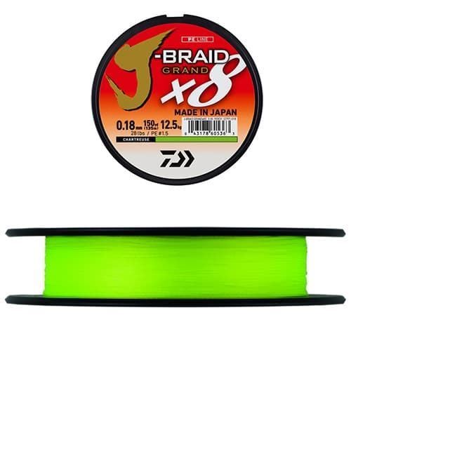 J-BRAID GRAND X8 CHARTREUSE 135M - Imagen 1