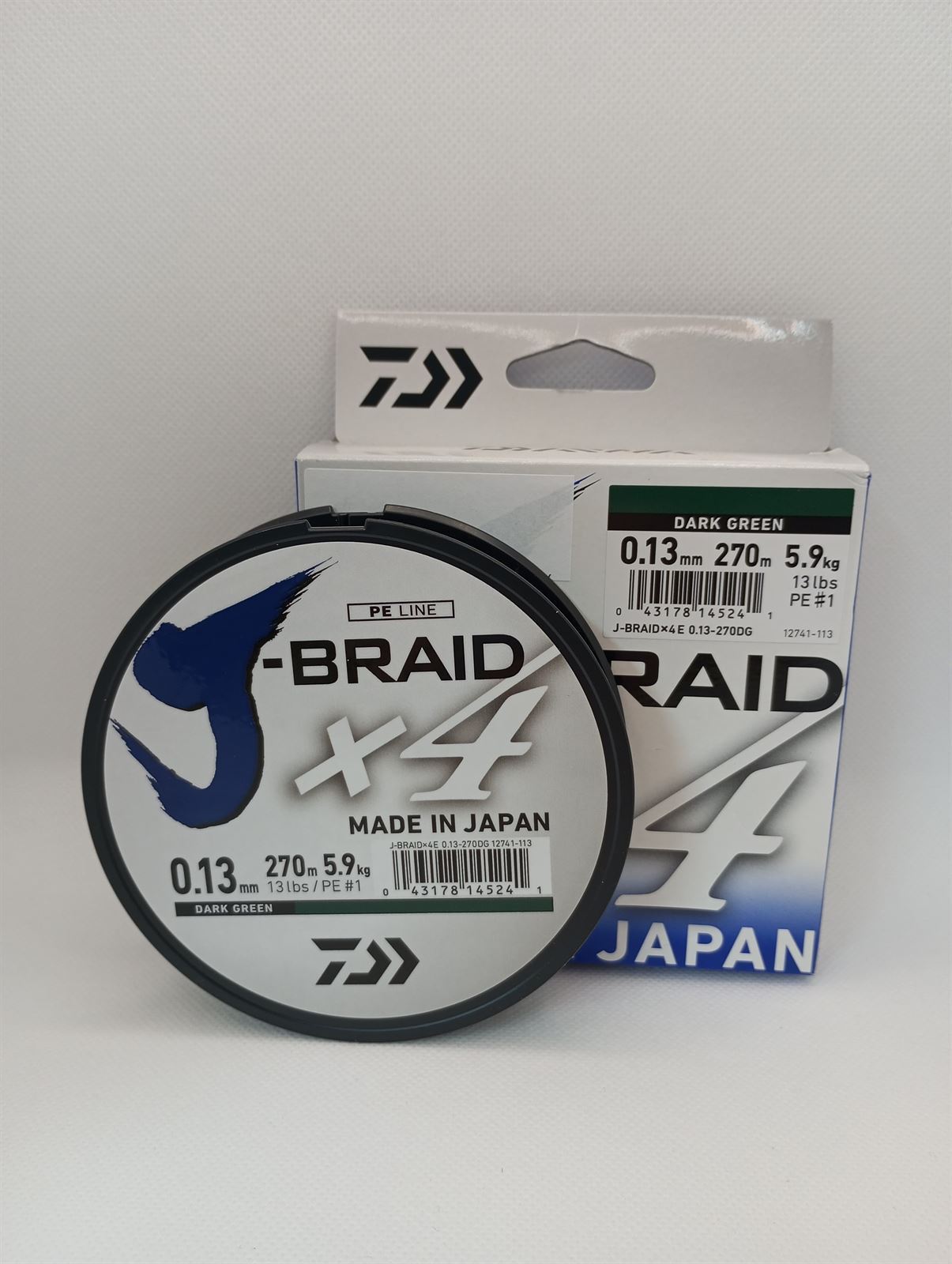 JBRAID 4B 270M Dark Green - Imagen 1