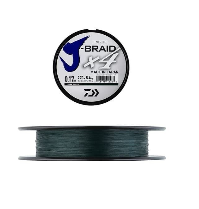 JBRAID 4B 270M Dark Green - Imagen 1