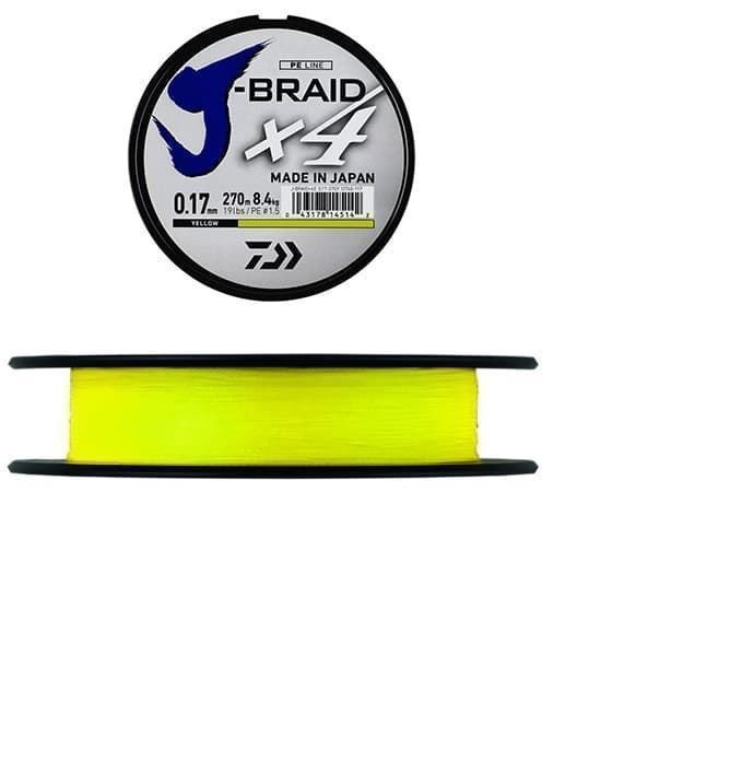 JBRAID 4X 135M AMARILLO - Imagen 1