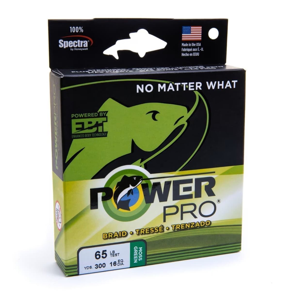 LINEA TRENZADA POWER PRO 275M MOSS GREEN - Imagen 1