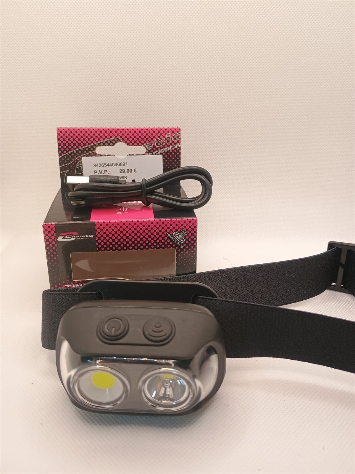 LINTERNA TWIN RECARGABLE DE CINNETIC - Imagen 1