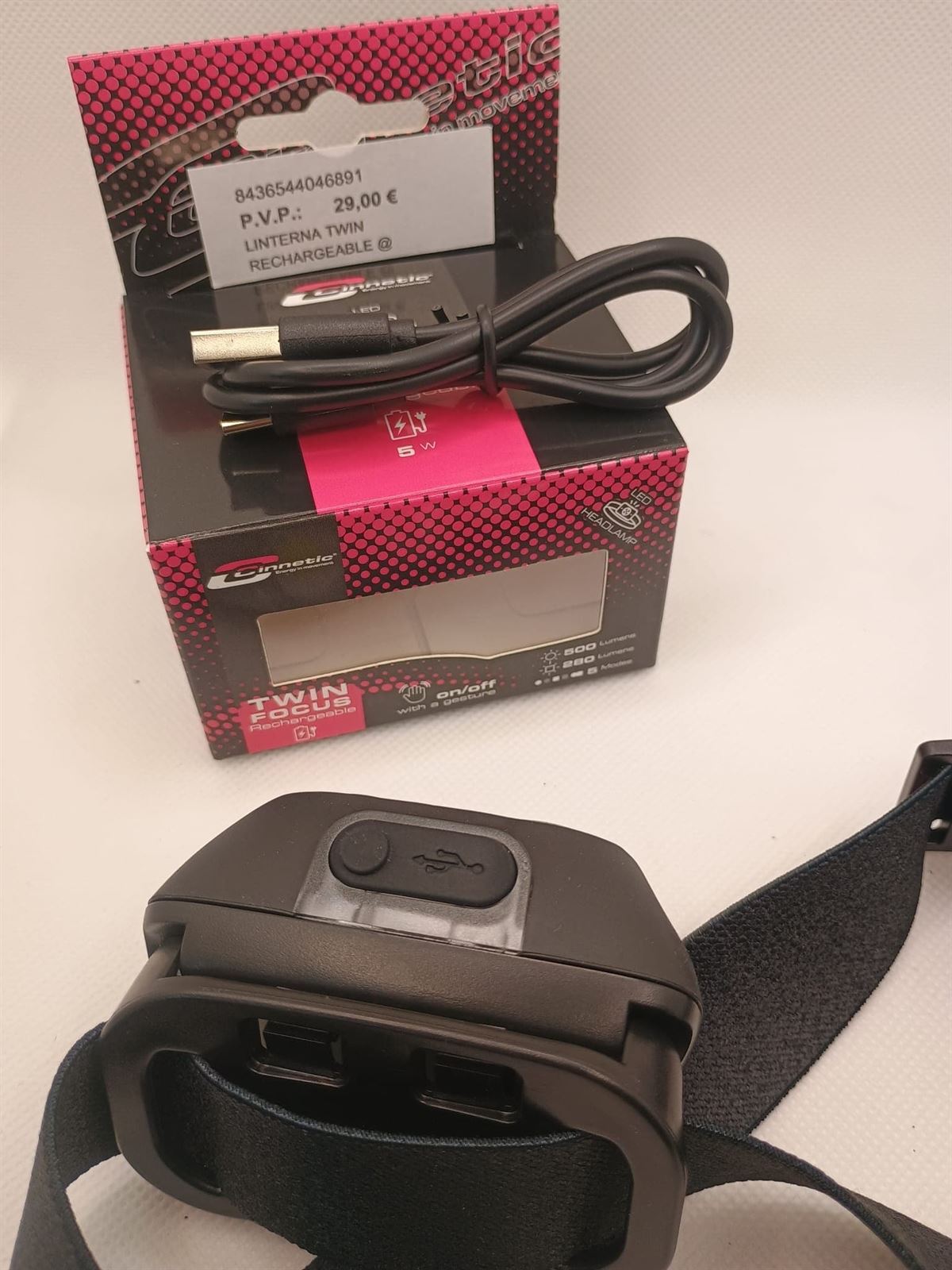 LINTERNA TWIN RECARGABLE DE CINNETIC - Imagen 3