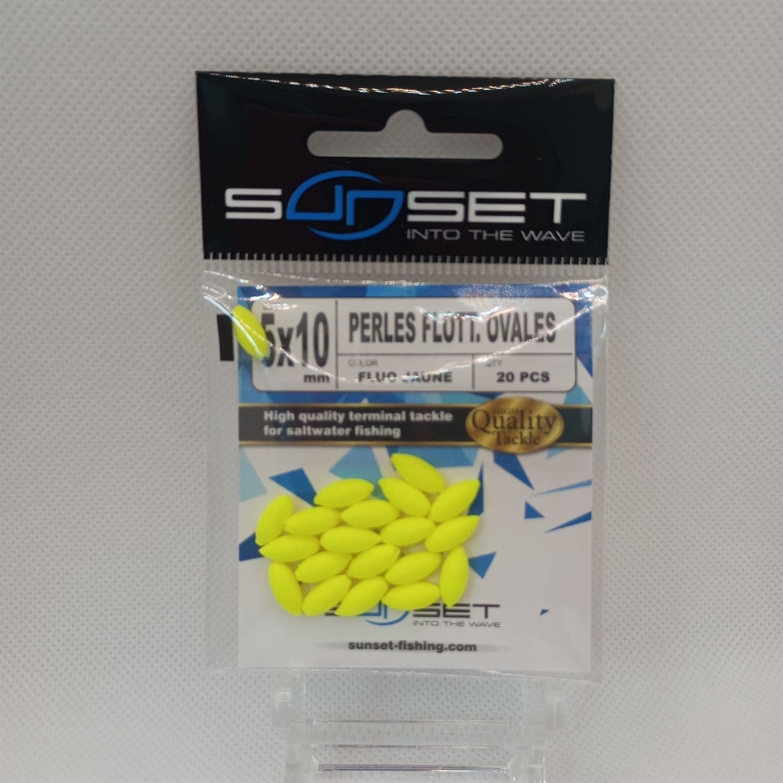 PERLAS FLOTANTES OVALADAS FLUO DE SUNSET - Imagen 3