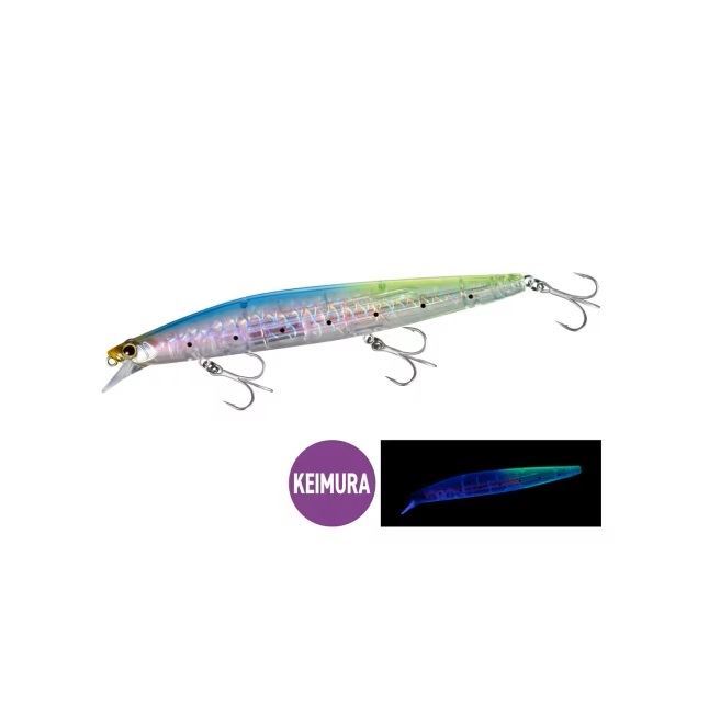 SHIMANO EXSENCE Silent Assassin 140F AR-C – Minnow Gallegiante Per Branzino – 140 Mm, 23 G – #001 Kyorin-Iwashi