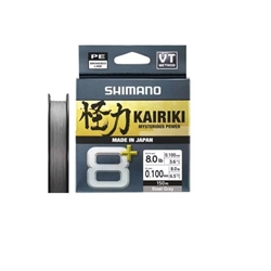 Shimano Trenzado Linea Kairiki 8+ 150m GREY - Imagen 1