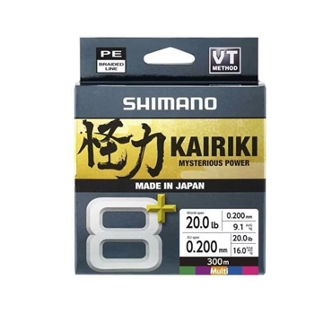 Shimano Trenzado Linea Kairiki 8+300M MANTIS GREEN - Imagen 1