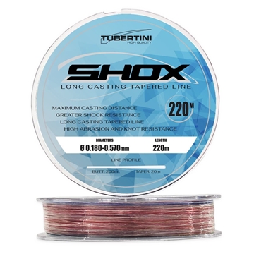 SHOX LONG CASTING TAPERED LINE DE TUBERTINI - Imagen 1