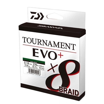 TRENZADO DAIWA TOURNAMENT EVO+ 8 BRAID 270M DG ( DARK GREEN) - Imagen 1
